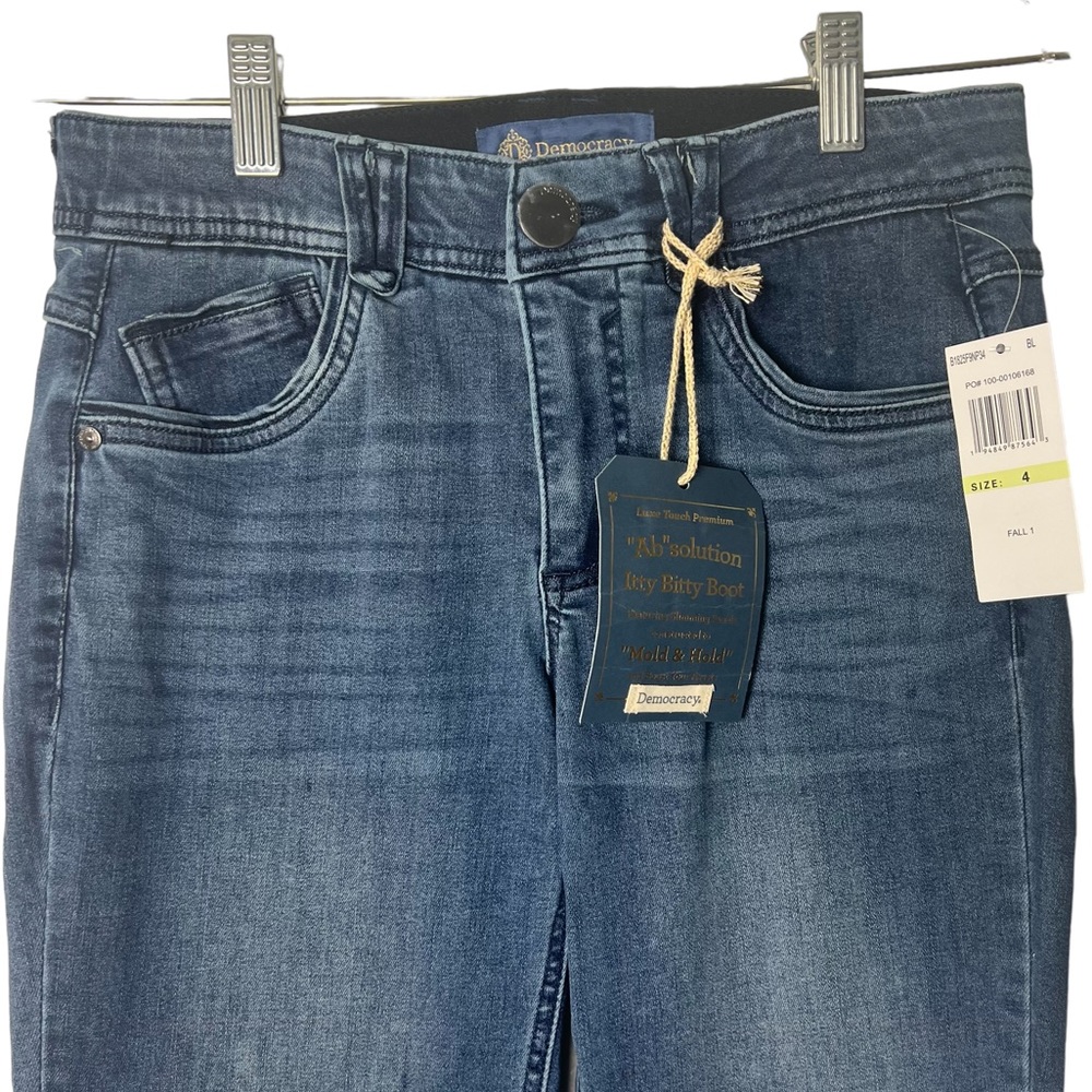 251DLT- Democracy Light Blue Luxe Touch Itty Bitty Boot Blue Jeans - Picture 5 of 14